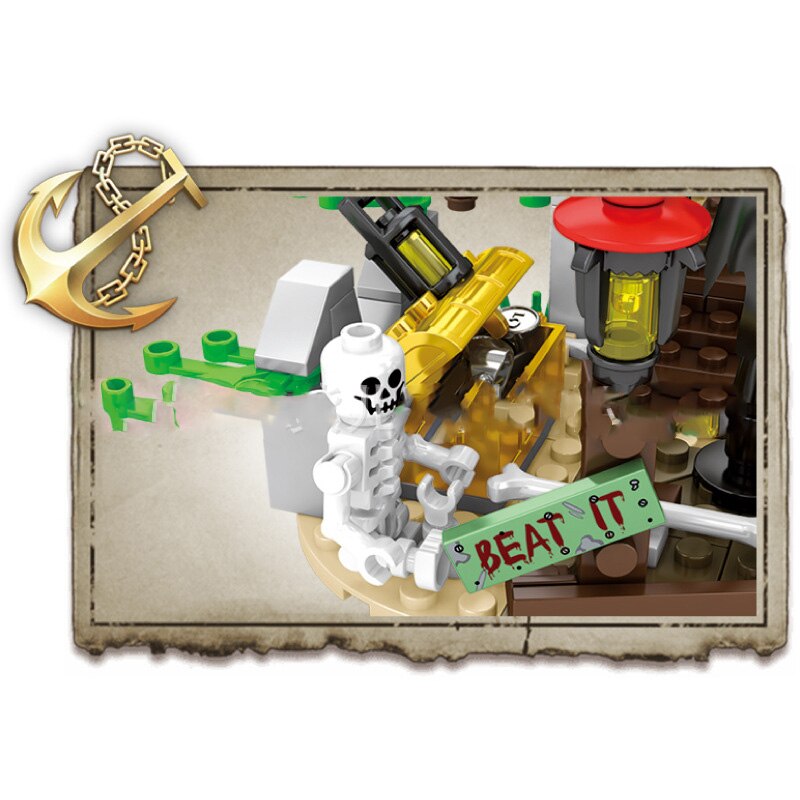 KLOCKI PIRACI STATEK PIRACKI Z KARAIBÓW ZESTAW Marka Klocki