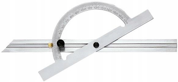 

Solidny Nastawny Kątomierz Stalowy Format 150mm