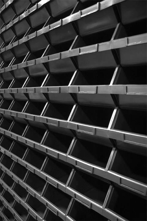 Pojemnik magazynowy Modułbox 2.1 Kolor dominujący czarny