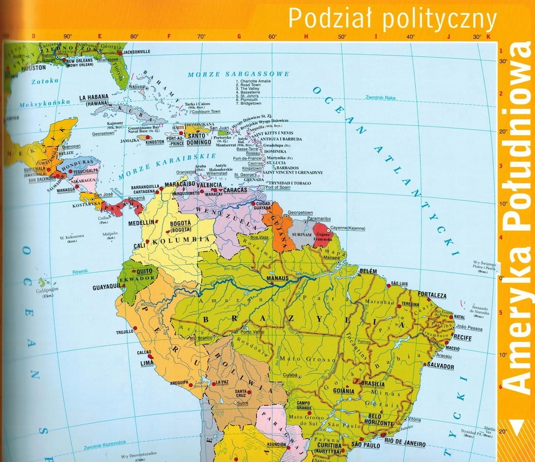 WIELKI ATLAS GEOGRAFICZNY ŚWIATA 2023/2024 DEMART Rok wydania 2024