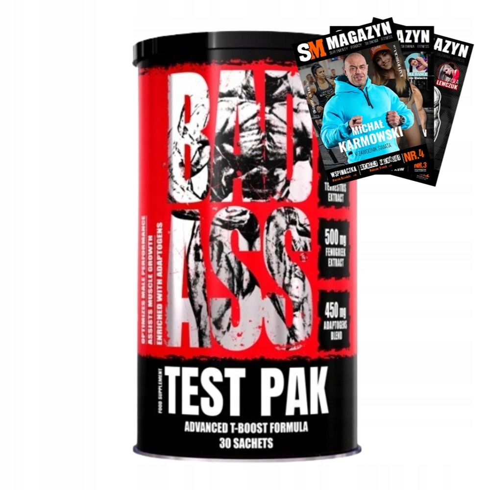 Bad Ass Test Pak 30 sáčků Komplex Imunita Únava