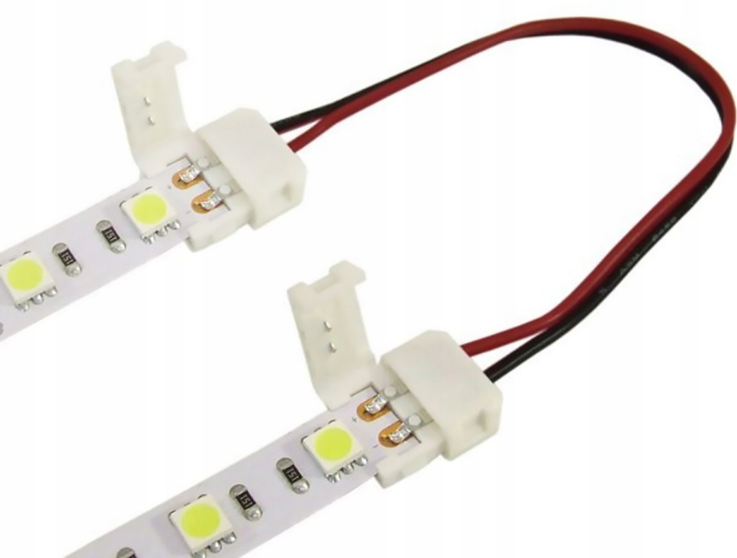 

Złączka Led taśma-taśma 2 klipsy 10mm przewód 14