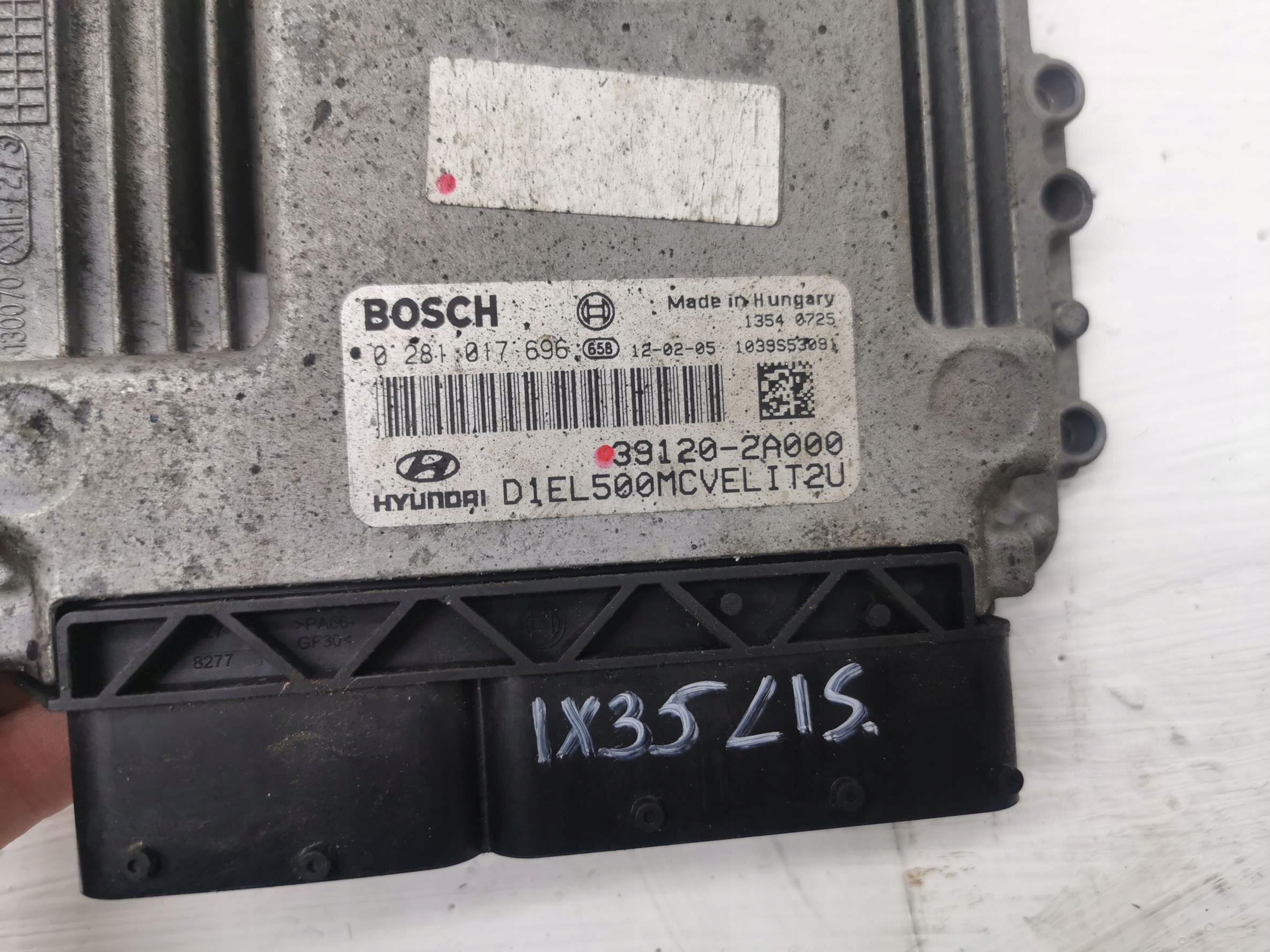 control unit of the engine HYUNDAI IX35 1.7 CRDi 116KM D4FD