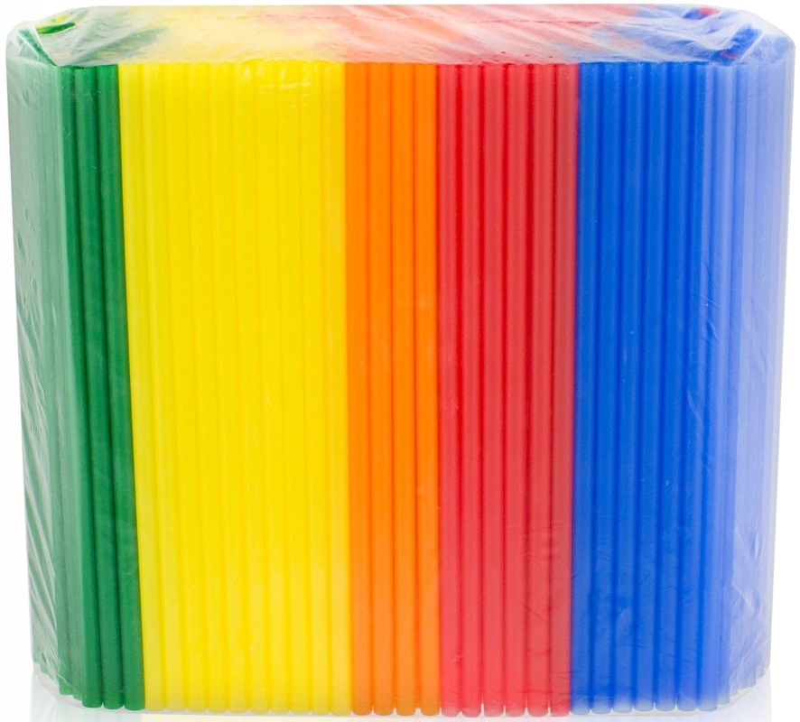 

Rurki słomki kolorowe 8x240mm 500 sztuk