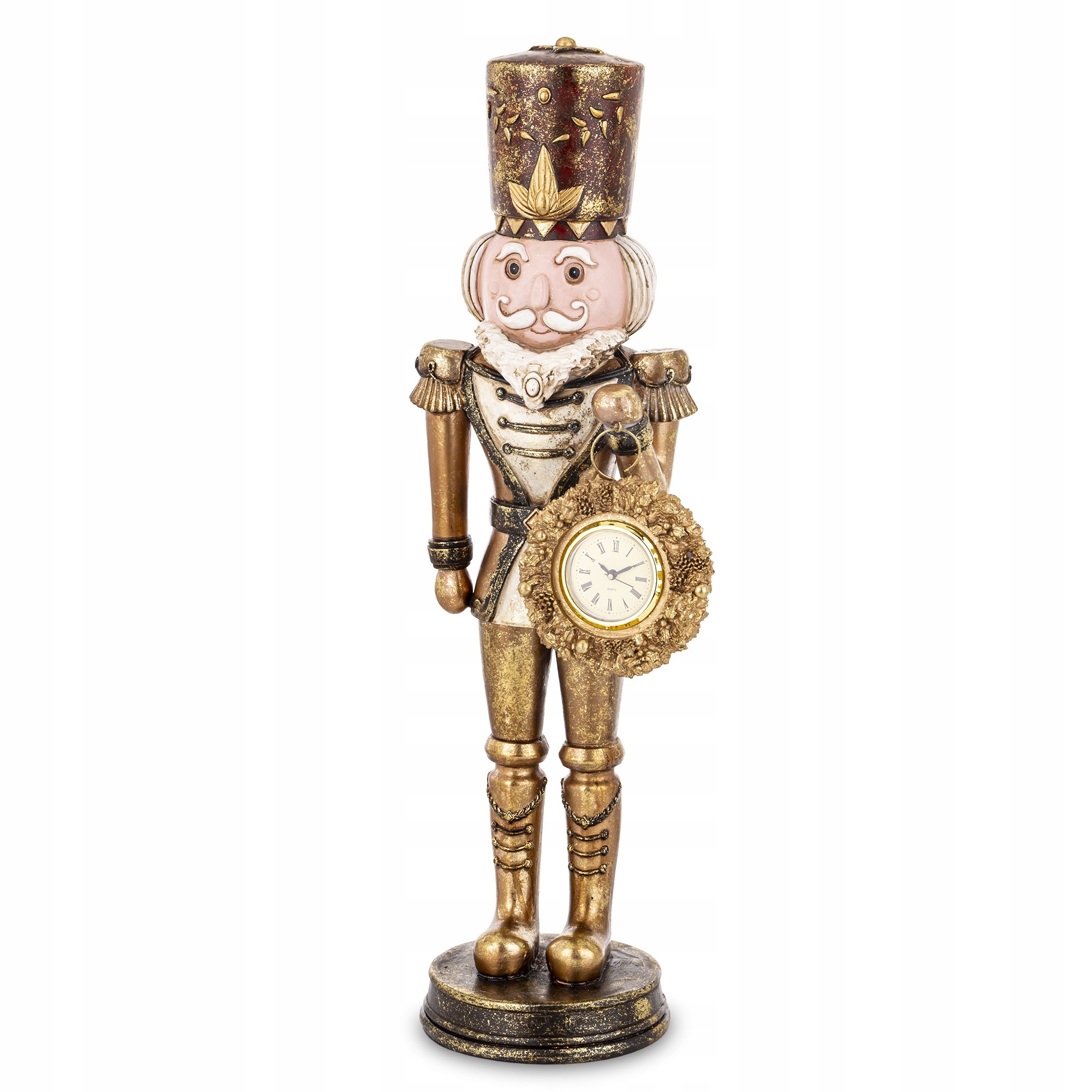 Figurka luskáčik s hodinkami – Zlatý Pierrot Figurka ako darček