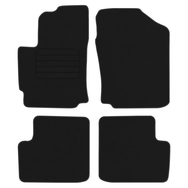 Subaru Justy 07-11 velurové koberce Comfort černé