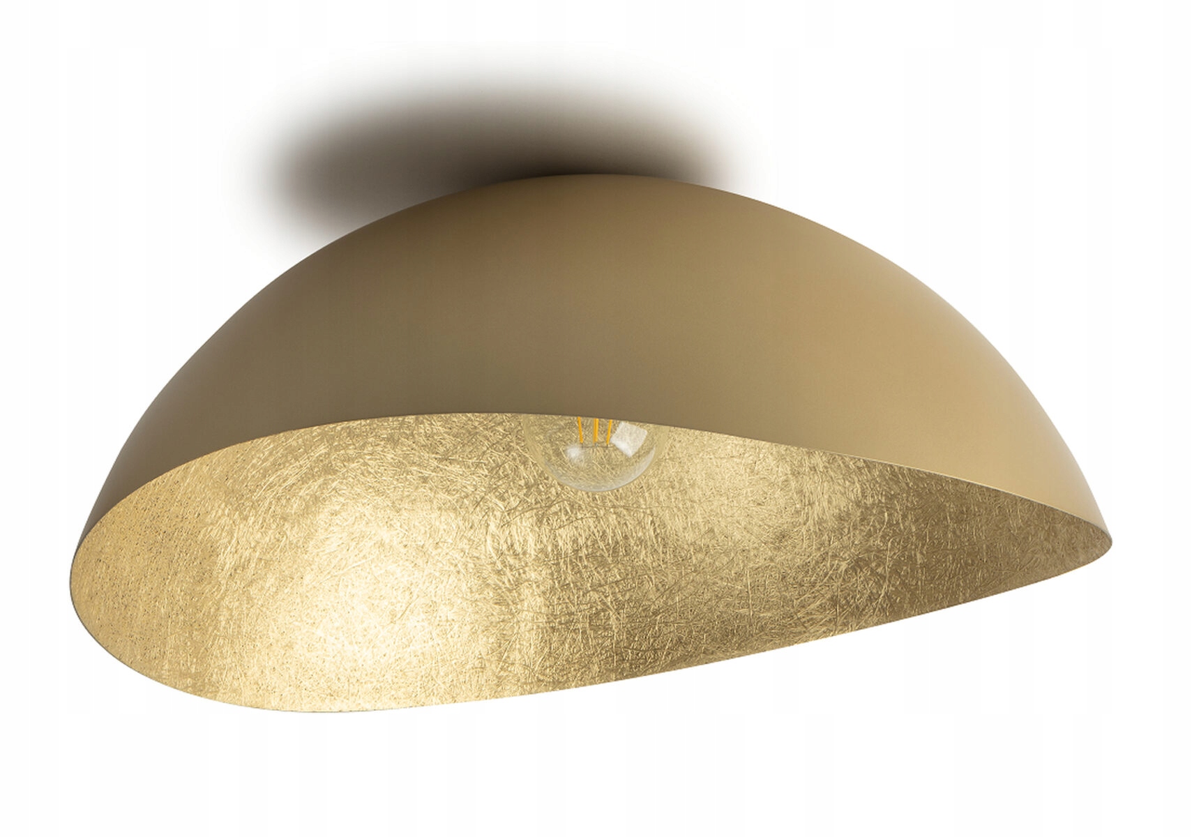 Stropné Svietidlo Sigma Lighting Solaris XL zlatý kompozitný E27 89 cm
