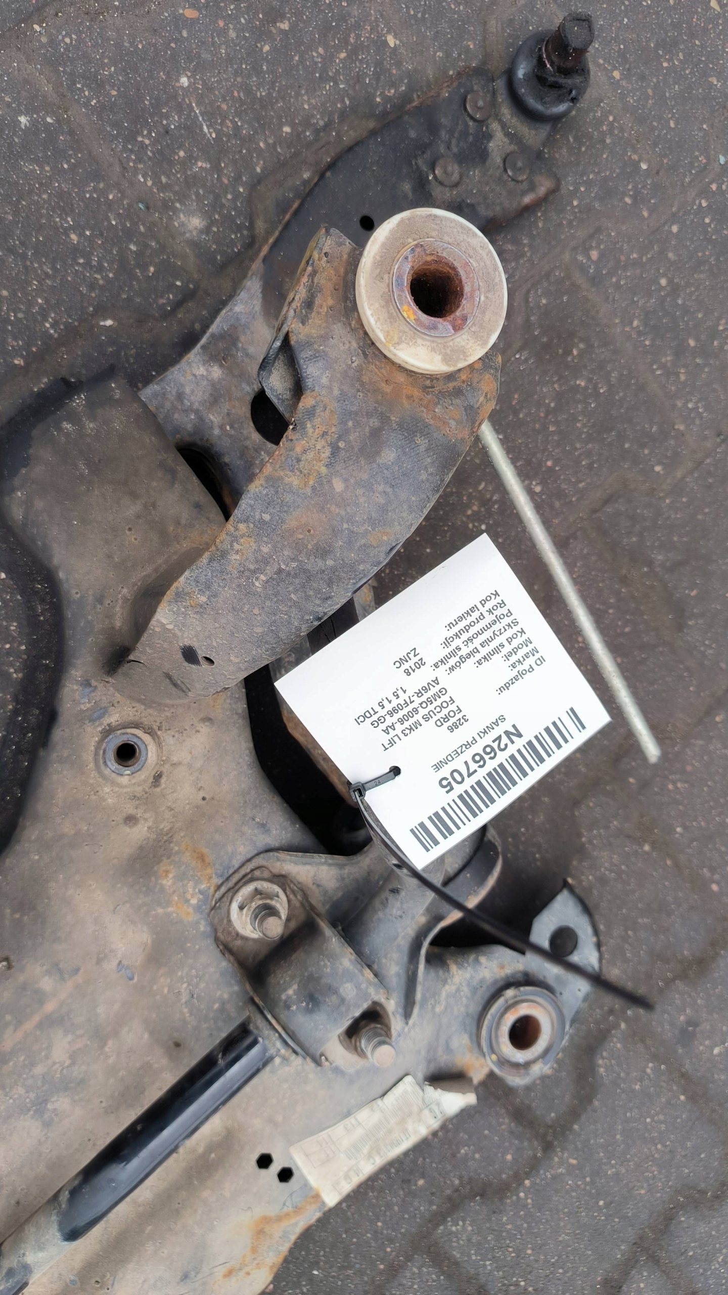 axle beam front 1.5 TDCI FORD FOCUS MK3 LIFT