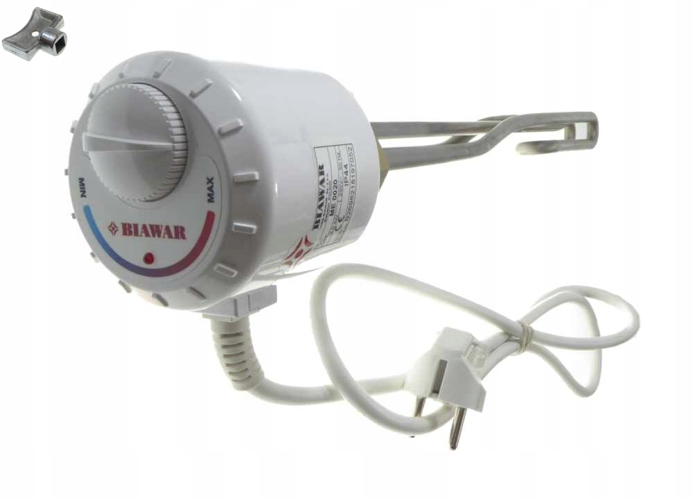 

Grzałka bojlera 2000W oryginał 5/4' Biawar kluczyk