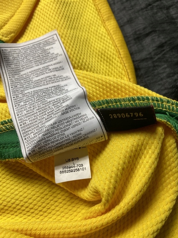 BRAZYLIA BRASIL BRAZIL oryginalna koszulka dla dziecka 152-158cm 12-13lat Właściwości oddychające