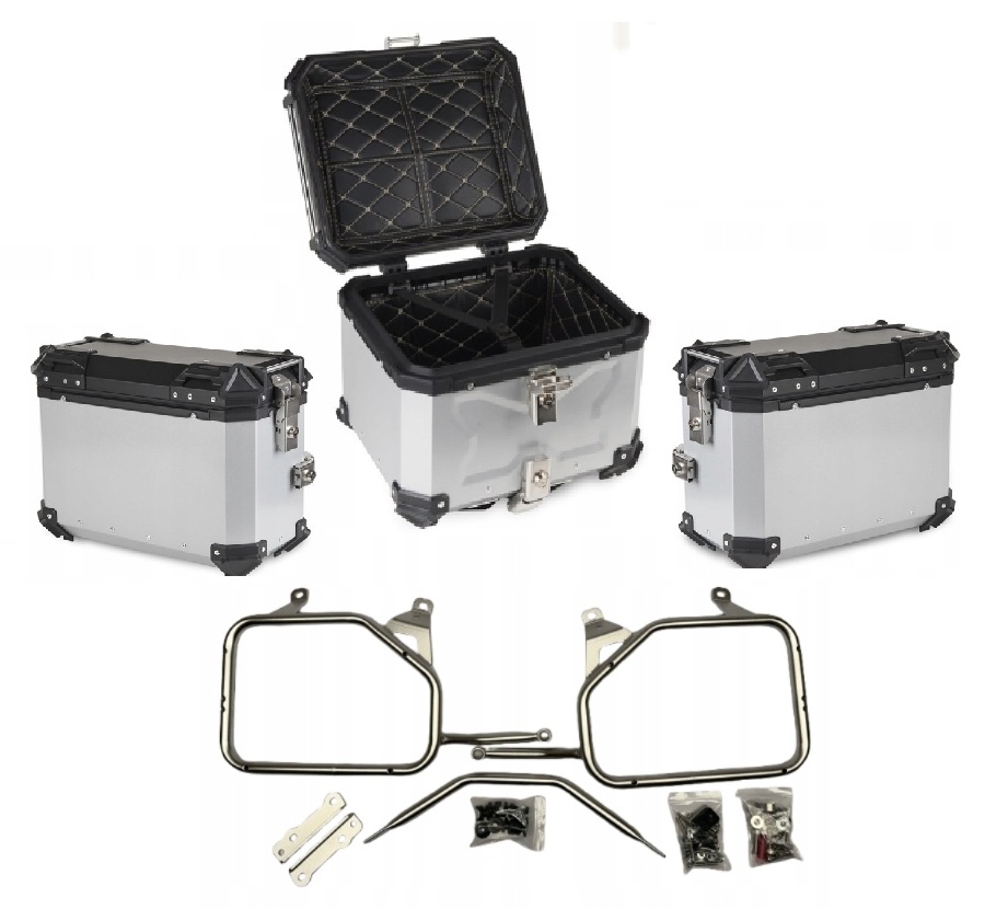 Boční Hliníkové Centrální Kufry Honda Transalp XL750 XL 750 25+