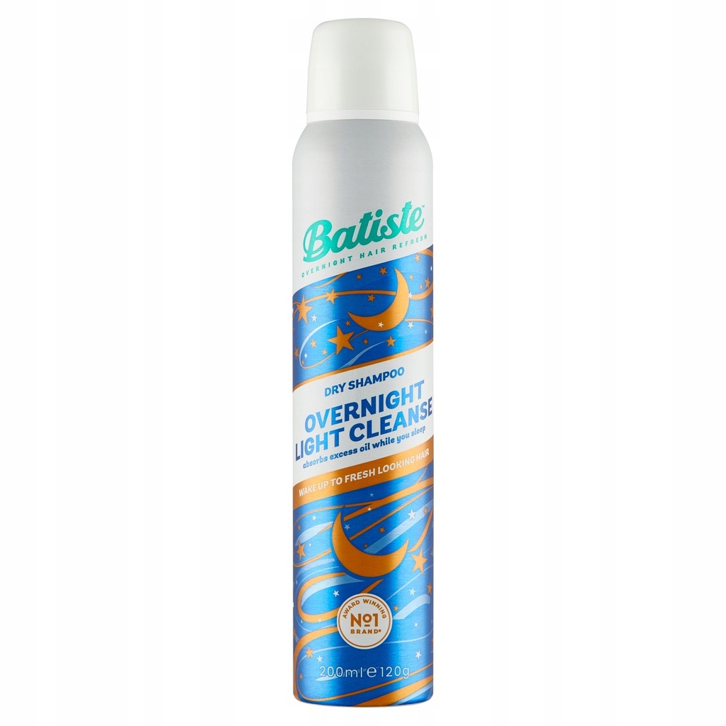 BATISTE SZAMPON SUCHY 200ML OVERNINGHT LIGHT CLEAN