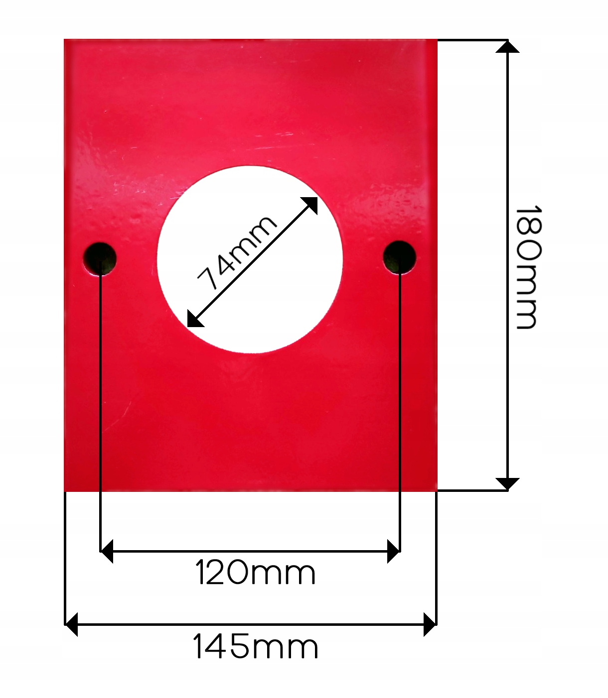 20T PŁYTA MONTAŻOWA SIŁOWNIKA MOCUJĄCA PRASA HYDRAULICZNA MOCOWANIE PRASY Marka Mantero