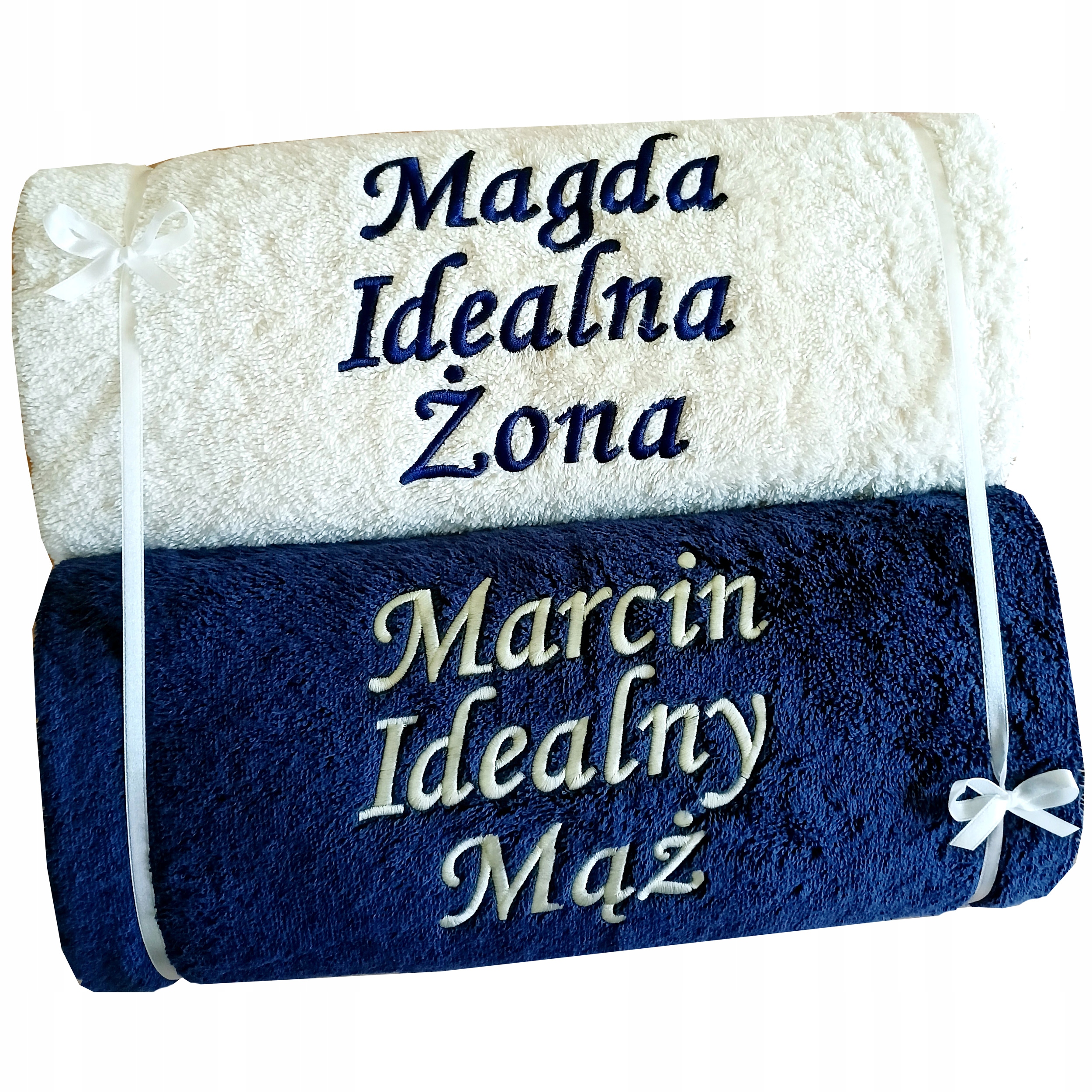 Dárek na Svatba svatební hostina Ručníky s věnováním nápis výšivka Výjimečná praktická