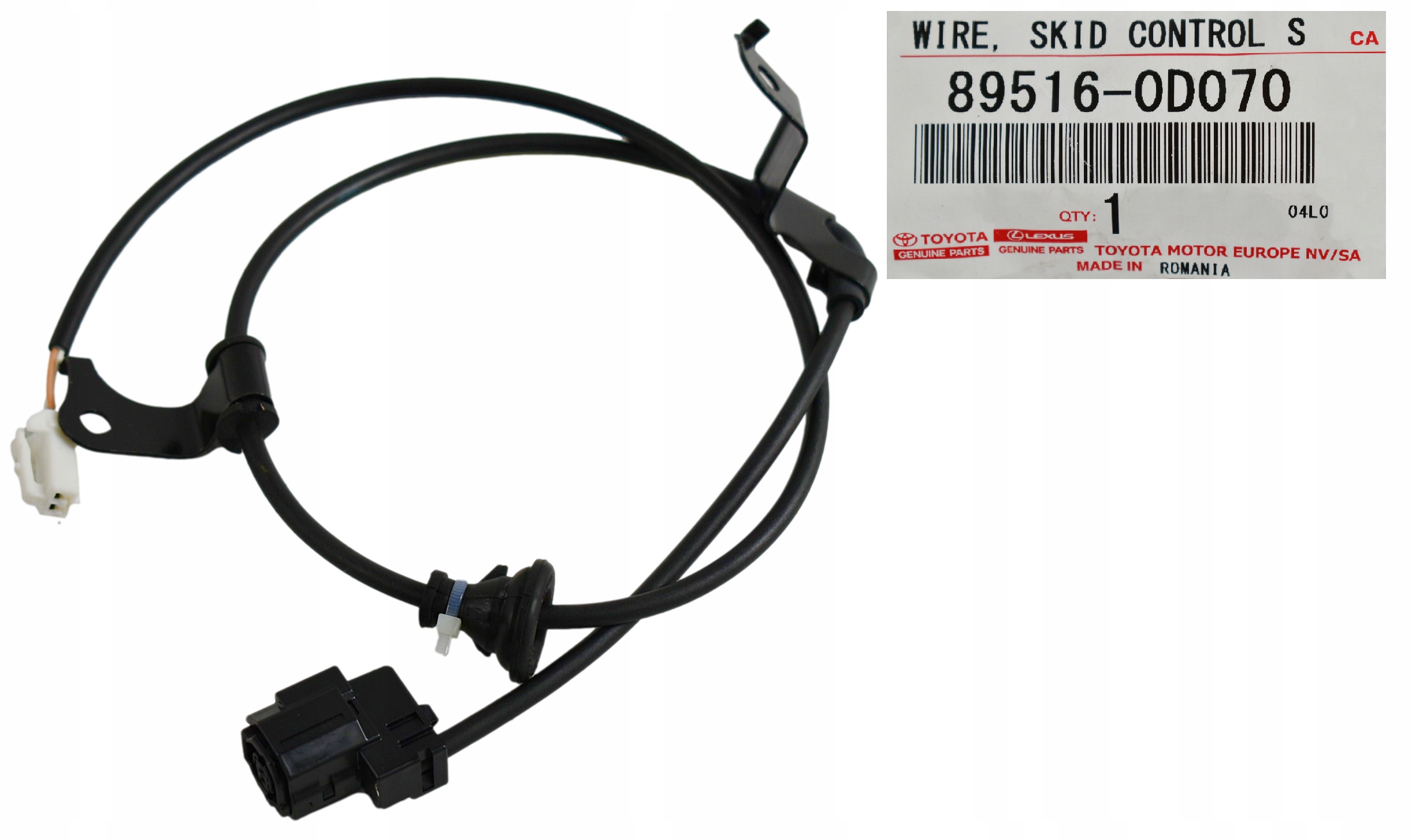 A89516-0D070 - OE TOYOTA датчик луча ABS задний правый YARIS P9