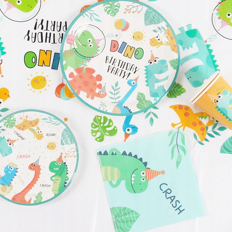 Obrus na Urodziny Dino Happy Birthday - 220cm Rodzaj obrus