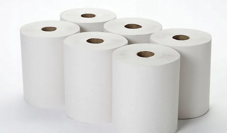 Ręcznik papierowy celuloza SUPER BIAŁY GRUBY RĘCZNIKI 2warstwowy 6x90mb