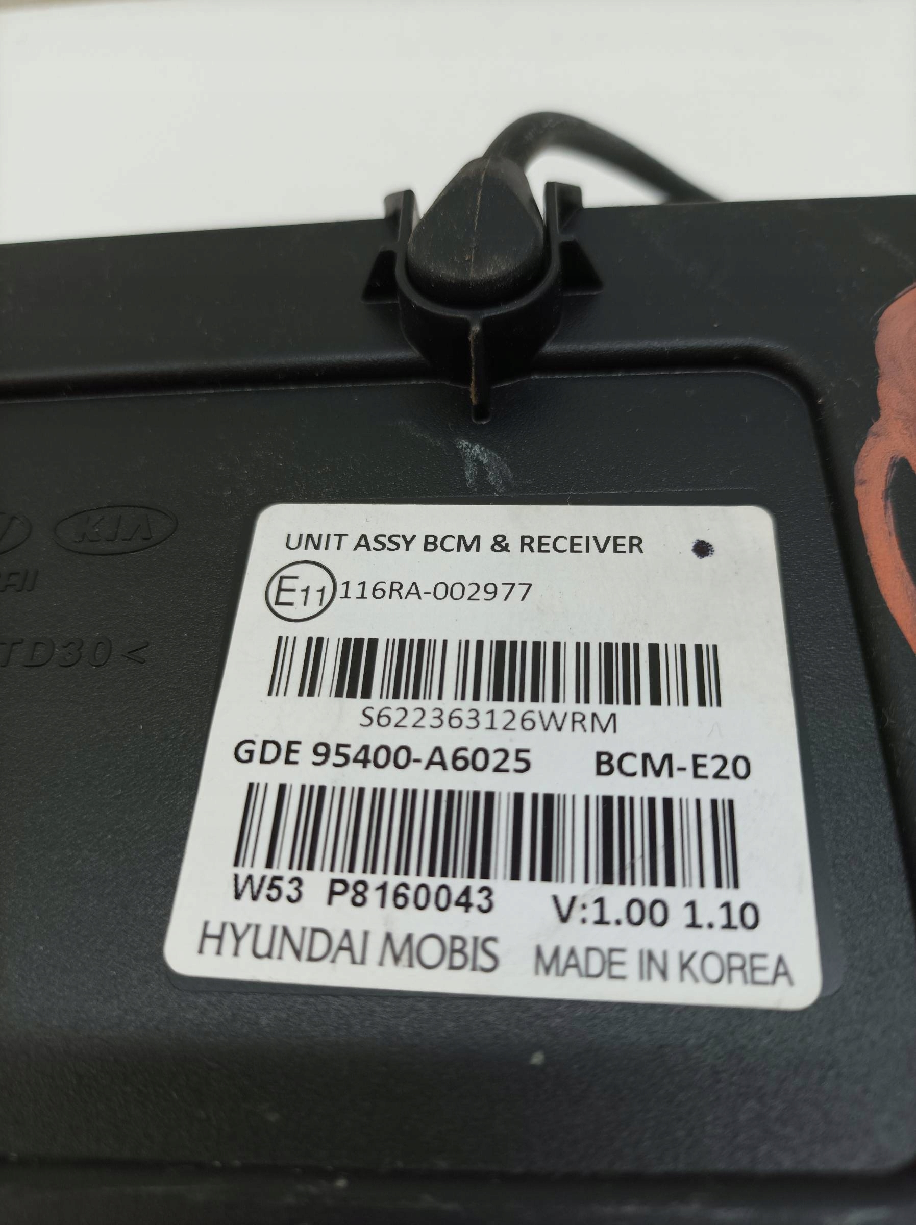 Unité commande confort 95400-A6025 BCM-E20 Hyundai i30 II (2011-2017)