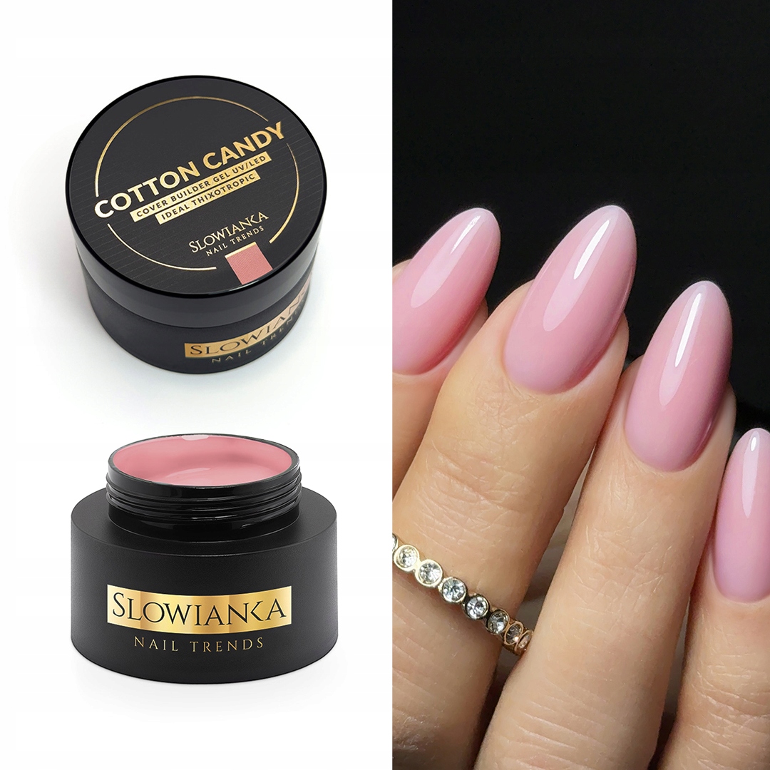 Gel Cotton Candy Cover ideal tixotropic Slowianka Nail Trends