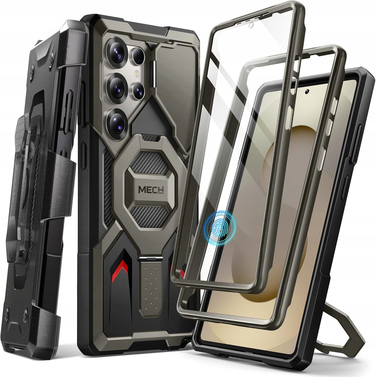 Magnetyczne Etui Tongate do Samsung Galaxy S25 Ultra – MagSafe Stojak