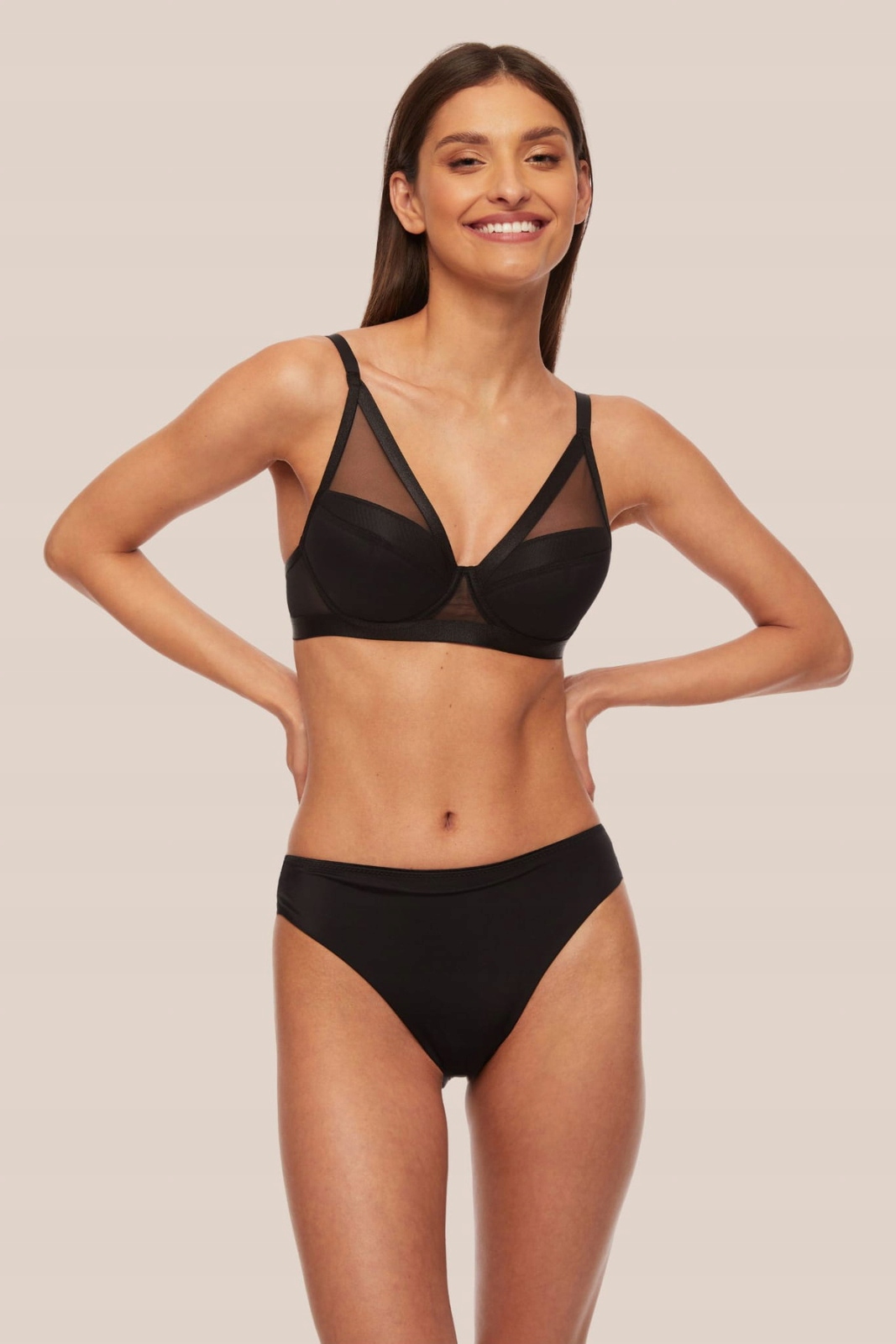 Podprsenka Push-Up Comfort Černá (65B) Kinga
