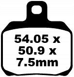 Klocki Hamulcowe Ebc Peugeot Speedfight Piaggio X8 X9 Yamaha VP125 YP125