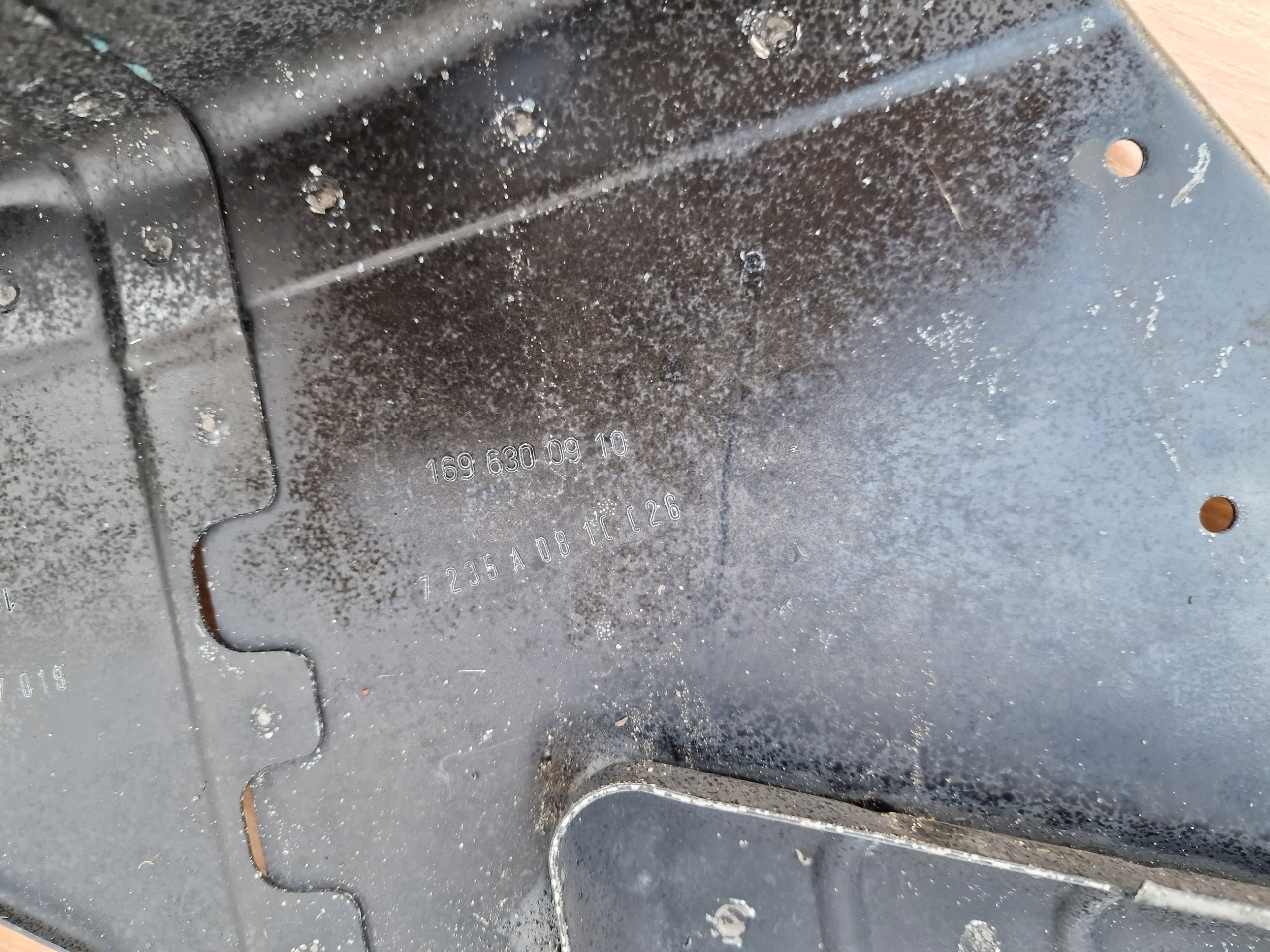 right pillar threshold MERCEDES A-KLASA W169 1696300310