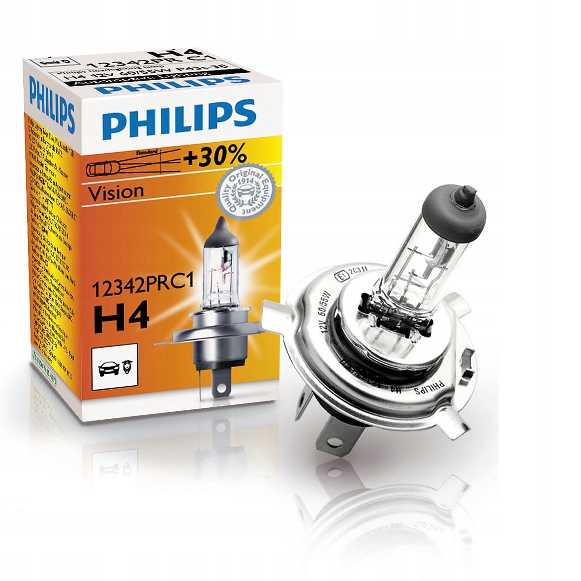 

Philips żarówka H4 Vision +30% 12V 60/55W 1 szt.