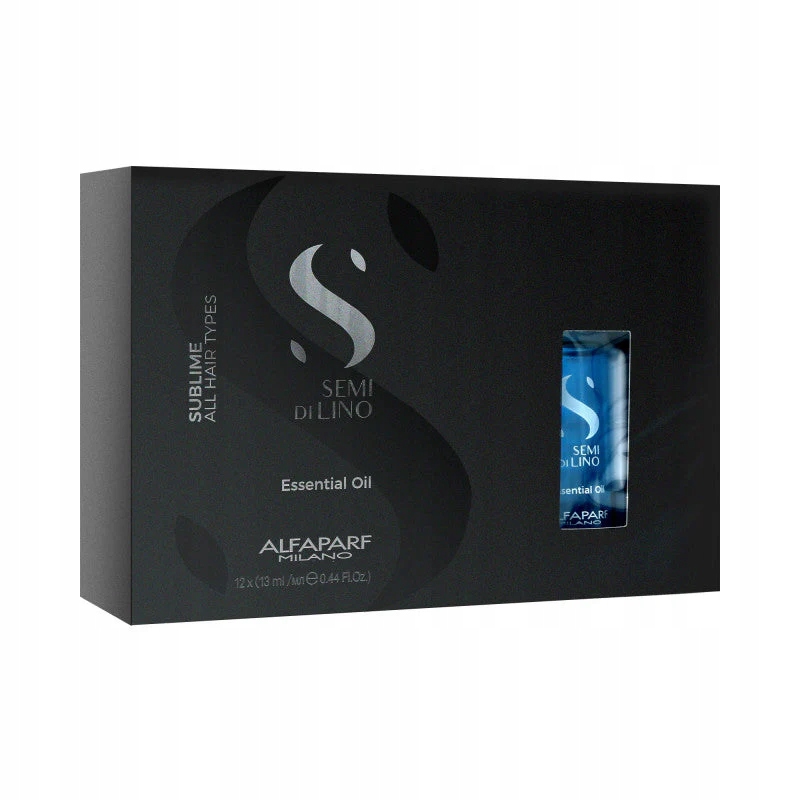 Alfaparf Semi DI Lino Sublime Essential Oil Ampulky na vlasy 12x13 ml