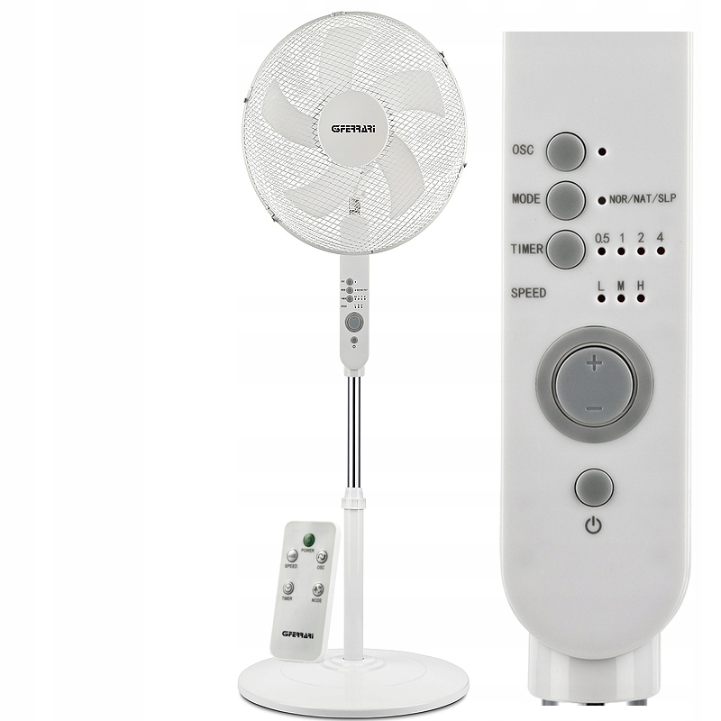 WENTYLATOR WIATRAK STOJĄCY G3FERRARI G50046 40 cm Rodzaj wentylatora podłogowy