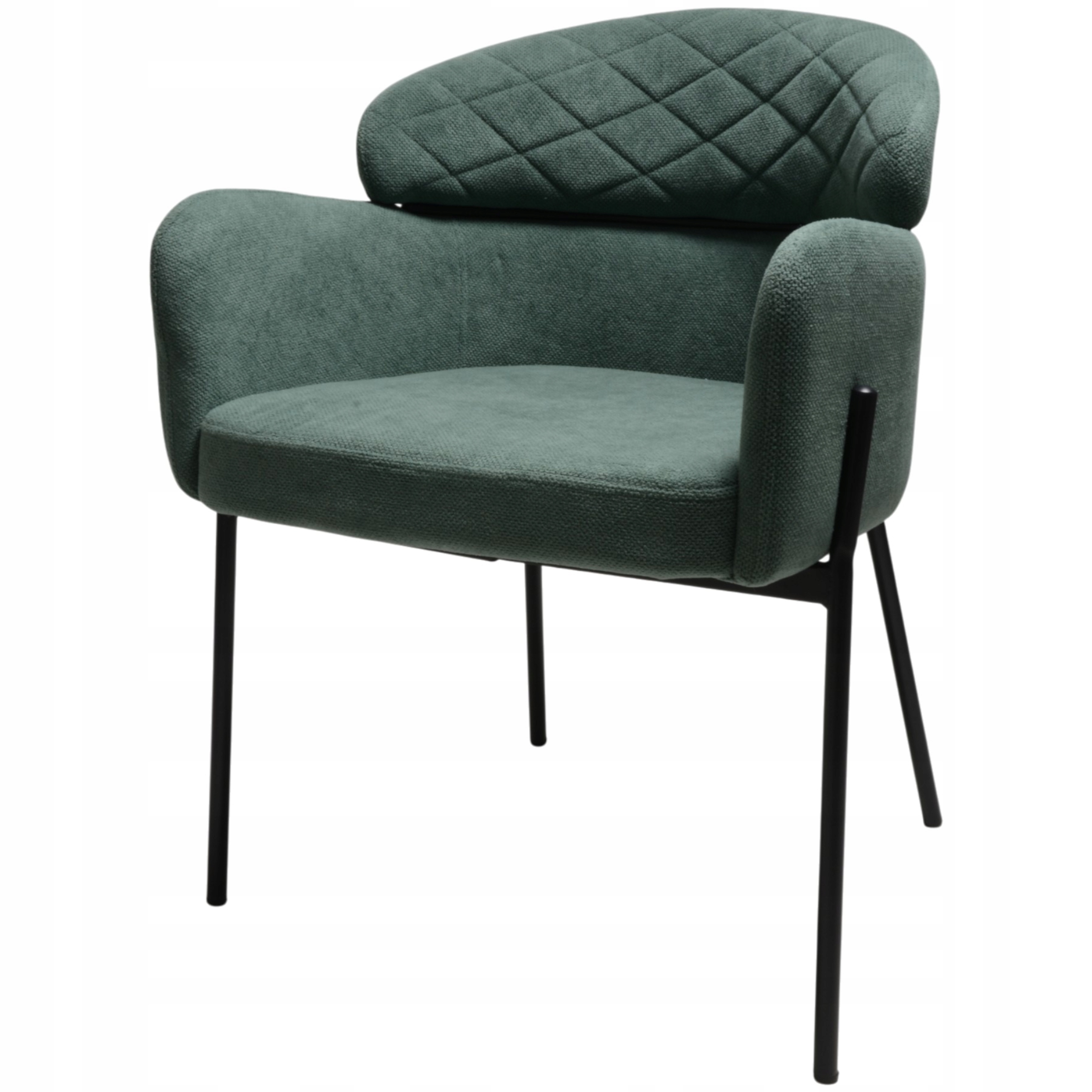 Křeslo Detroit Zelená Curio Moderní křeslo Obývací pokoj Glamour Kuchyně