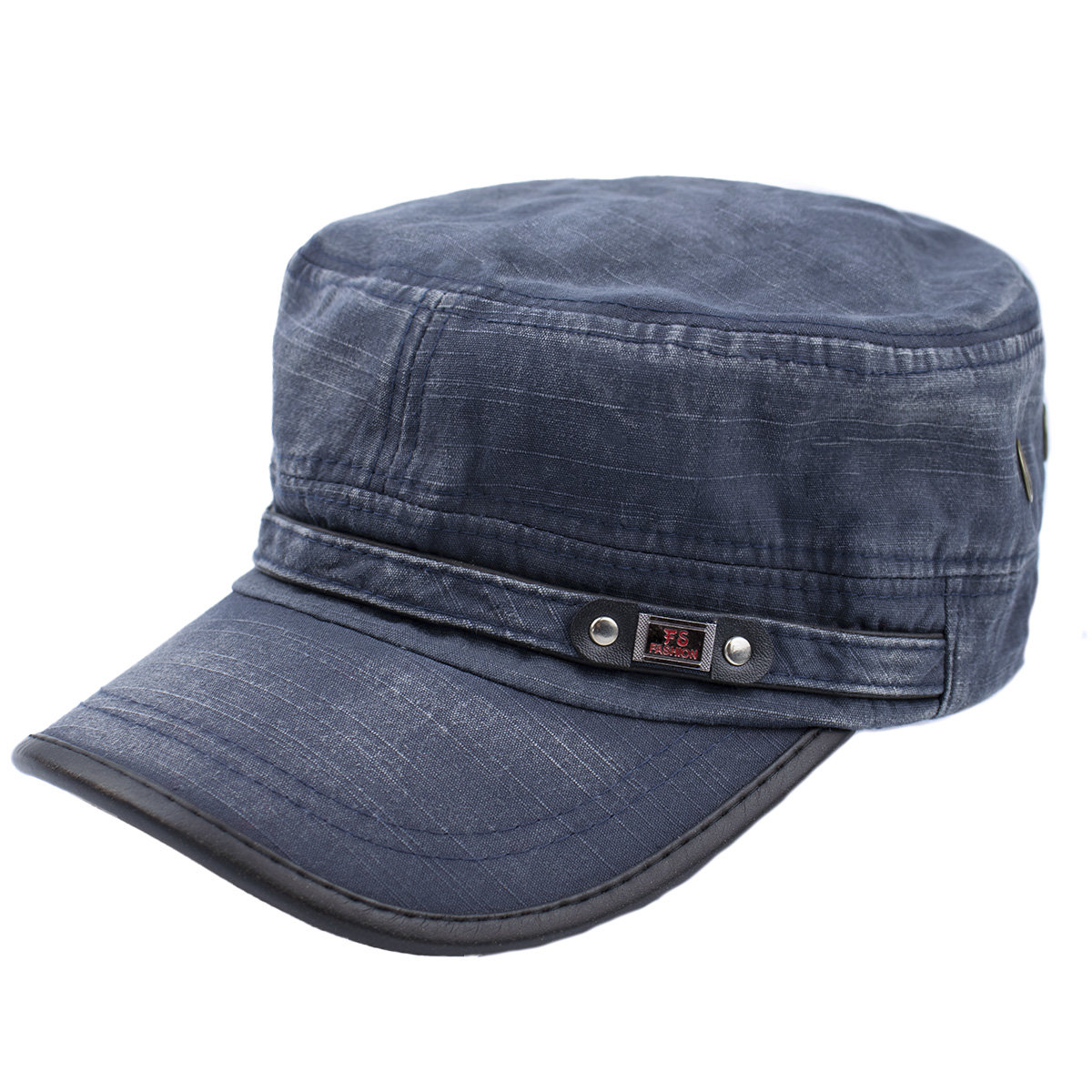 

Czapka z daszkiem Patrolówka jeans męska
