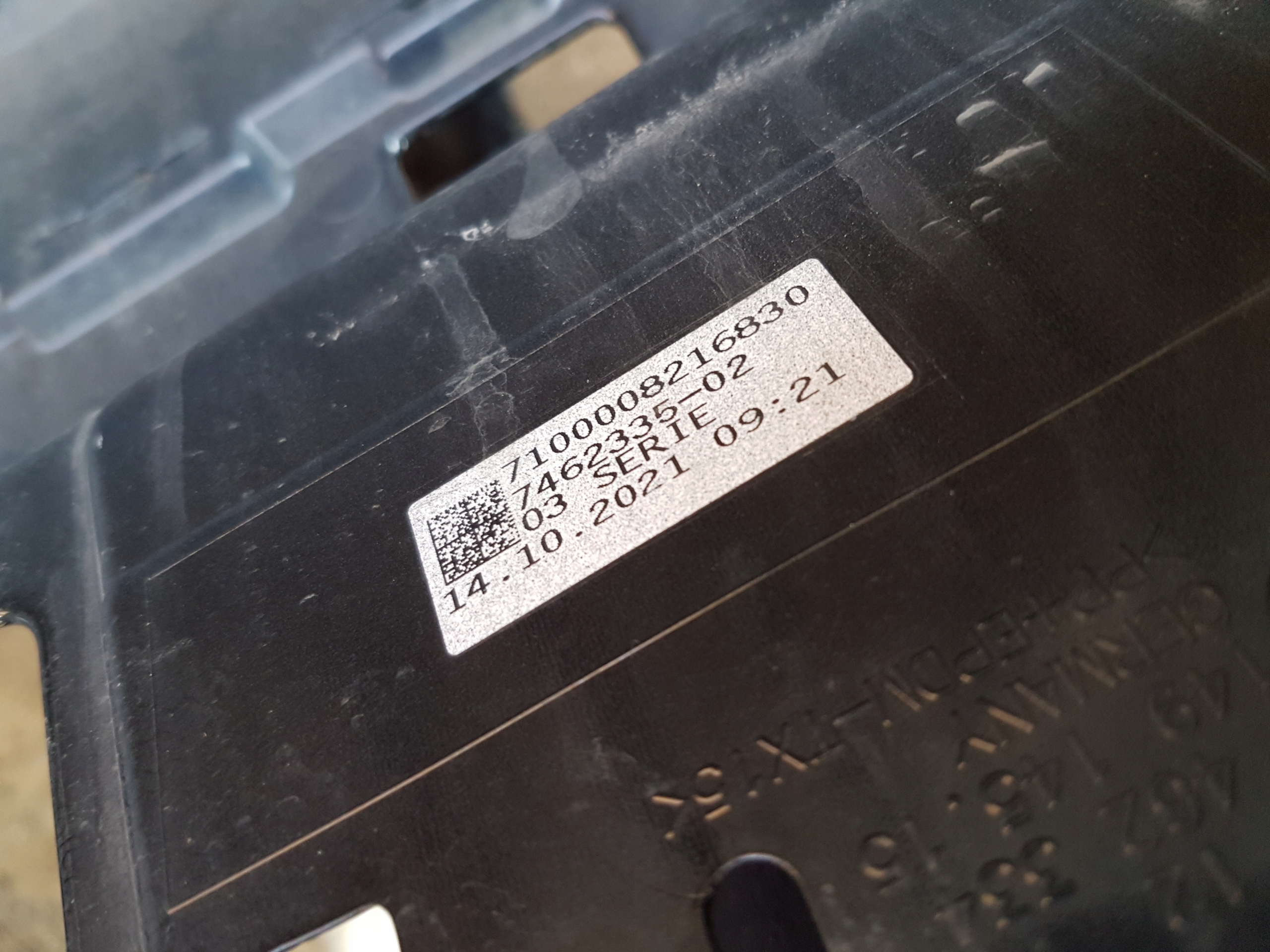 bumper rear BMW i3 I01 LCI 7462335