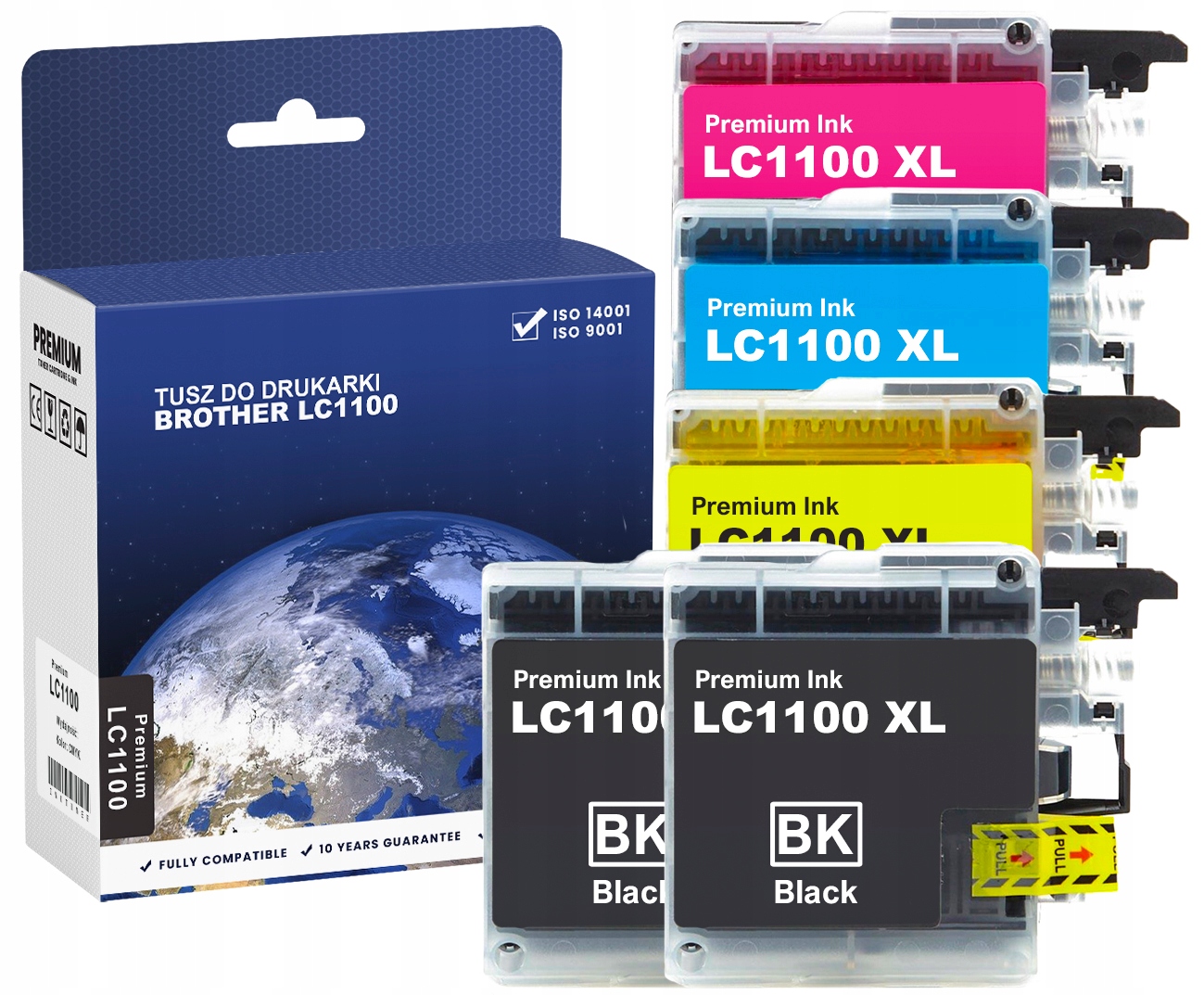 

5x Tusz Do Brother DCP-6490CW DCP-6690CW MFC-250C