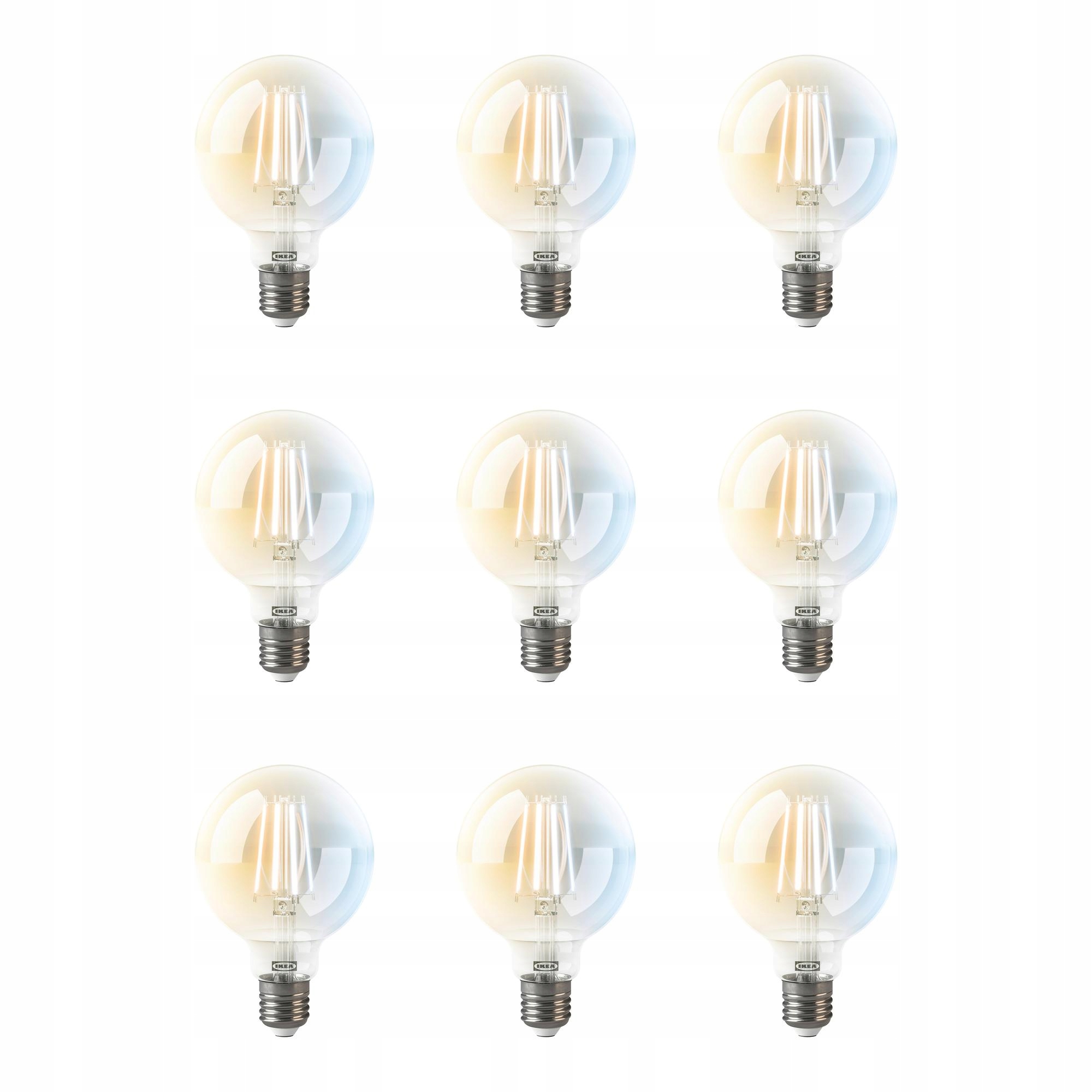 9 szt. Żarówka Led E27 806 lm Smart Białe Spektrum 95mm