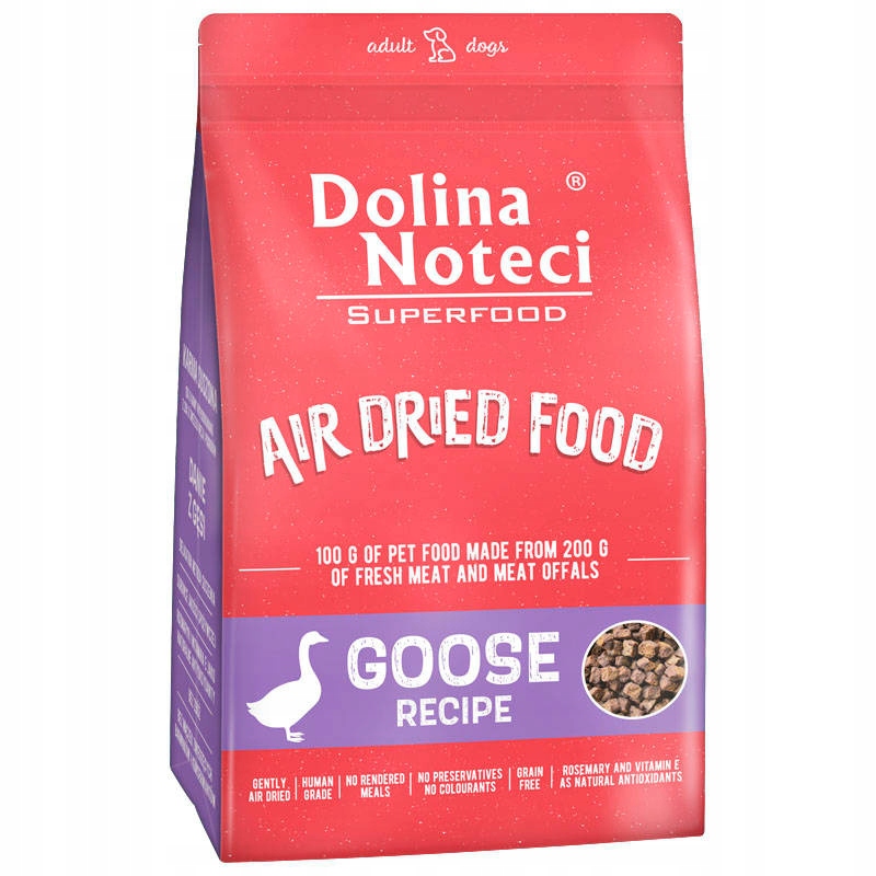 Dolina Noteci Superfood danie z gęsi karma suszona dla psa 5 kg