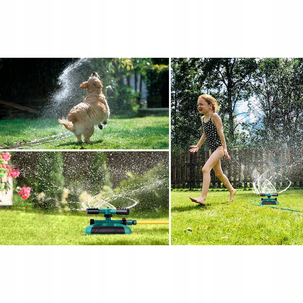 ZRASZACZ OGRODOWY OBROTOWY TRÓJRAMIENNY DO WĘŻA DO NAWADNIANIA OGRODU Kod producenta 6976763105112