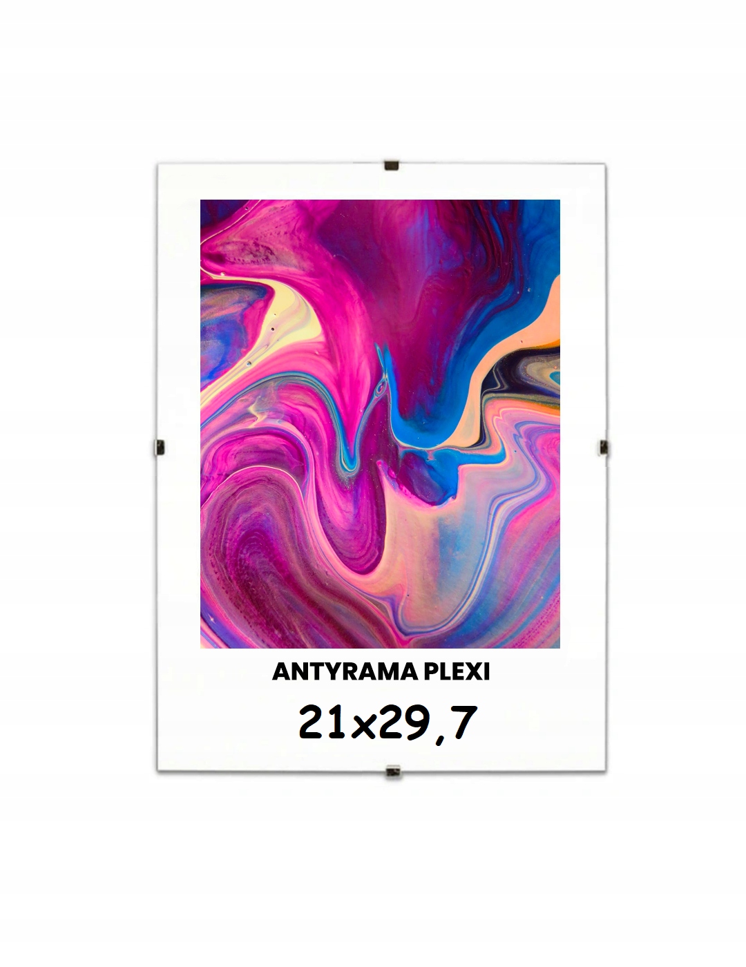 

Antyrama 21x29,7 A4 pleksi