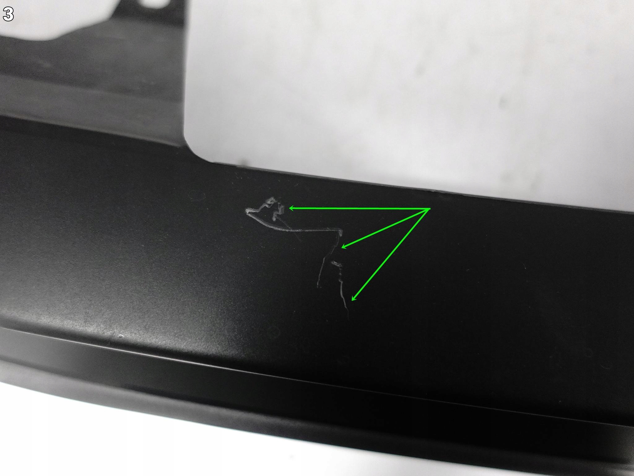 LEXUS RX RX450 IV 15-19 SPOILER diffuser accessories W bumper rear part original