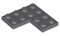 

Lego 2639 Płytka 4x4 Ciemno Szara Dbg Nowa (2g)