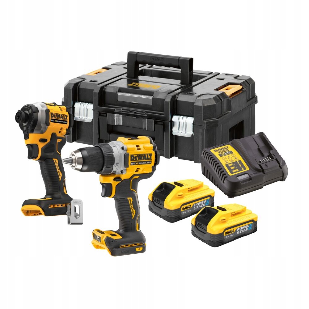 Zestaw Combo DCF850 DCD800 18V 2x5,0Ah Powerstack DeWalt DCK2051H2T-QW