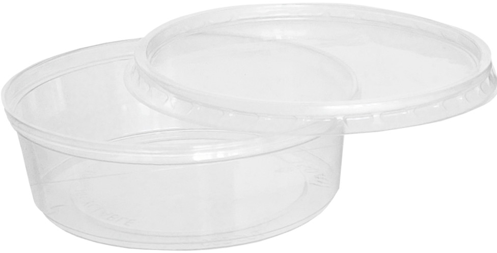 Pojemnik OKRĄGŁY 125 ml PP + wiekczko 100 szt. Liczba sztuk w opakowaniu 100 szt.