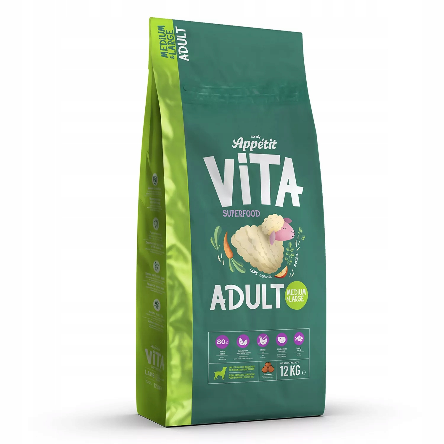 Comfy Appetit Vita Adult Lamb Jehněčí 12KG Suché Krmivo Pro Psa