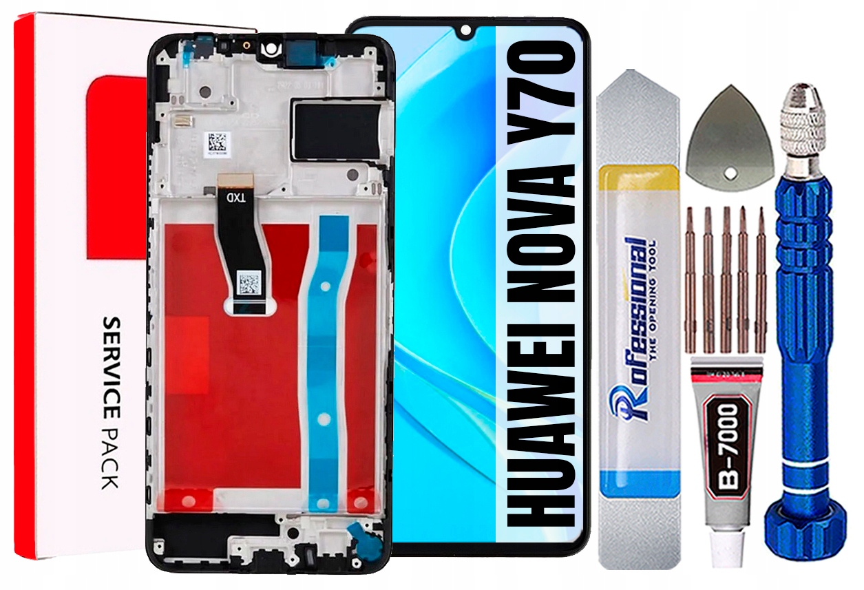 Displej Pro Huawei Nova Y70 Originál LCD Rámeček