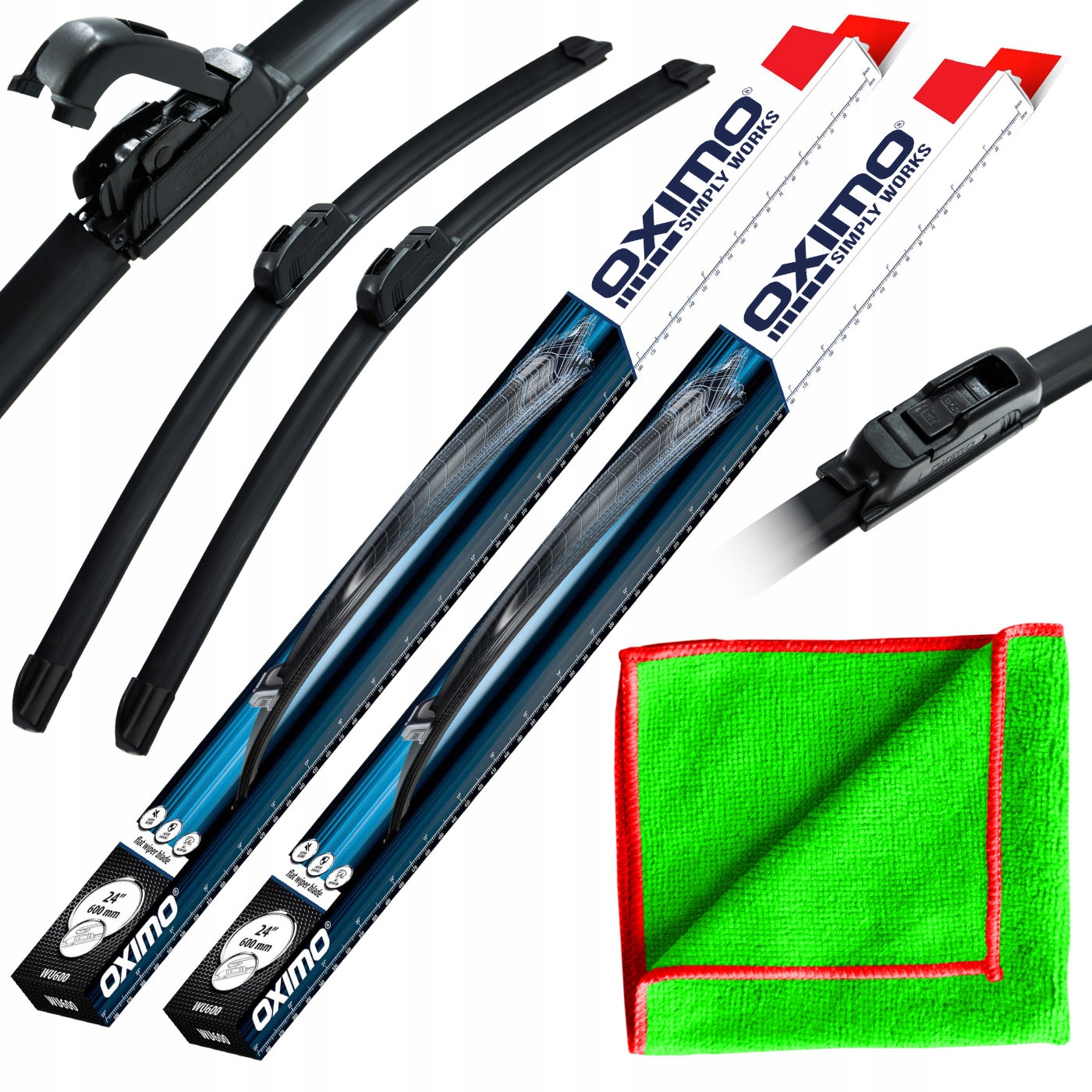 Wycieraczki płaskie Przód Audi A3 8L 8L1 09.1996-05.2003 Hatchback