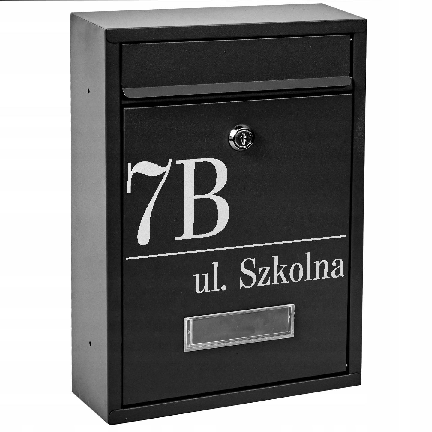 

Czarna Skrzynka Rib Na Pocztę Czarny Wzór Napis