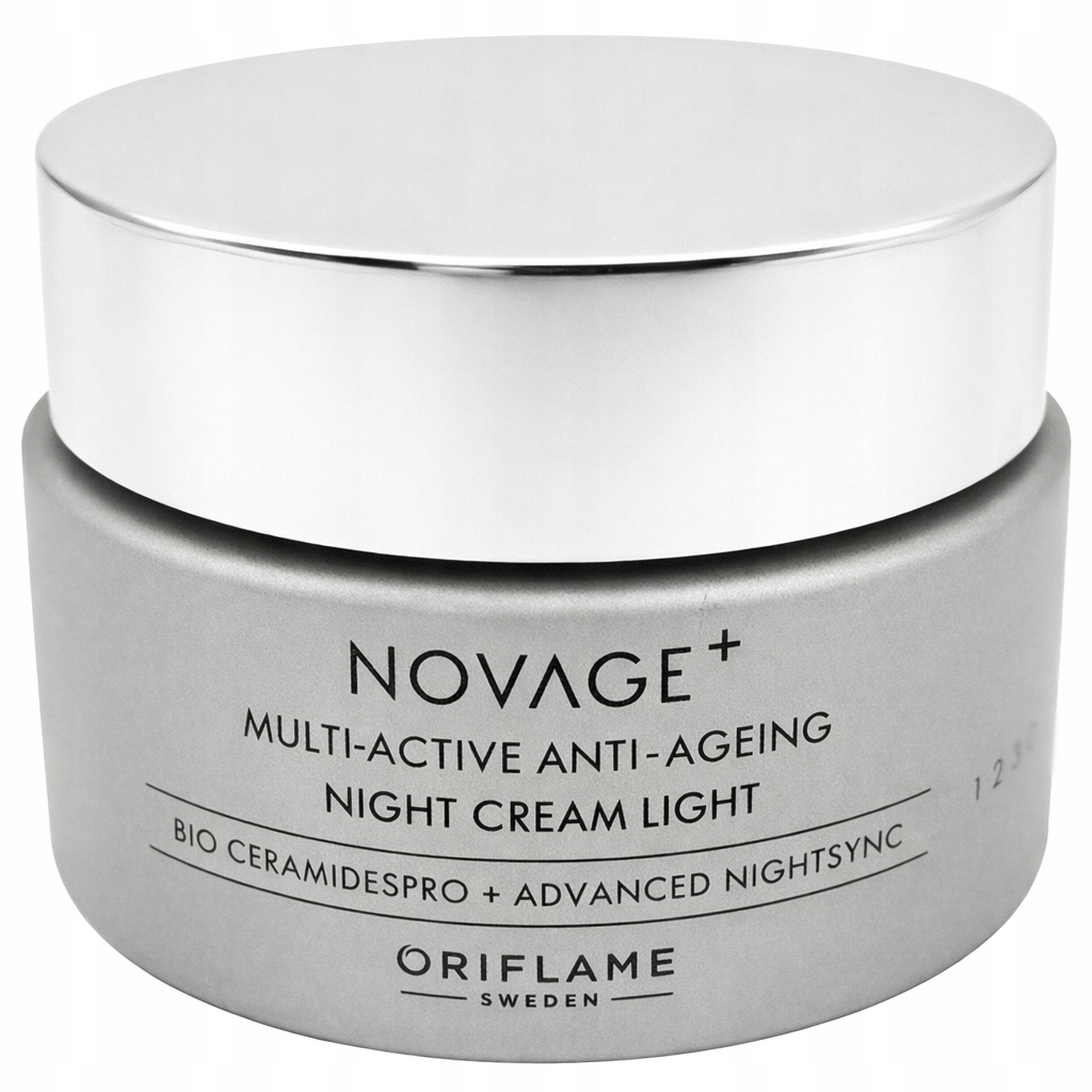 Oriflame Multiaktywny lekki krem przeciwstarzeniowy na noc Novage+