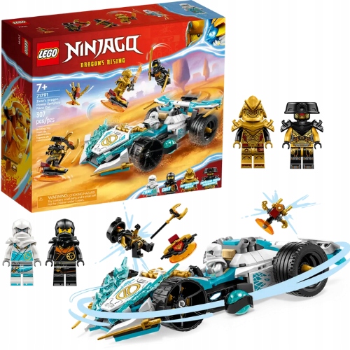 Lego Ninjago 71791 Zaneova dračí síla závodní auto spinjitzu Stavebnice Nové