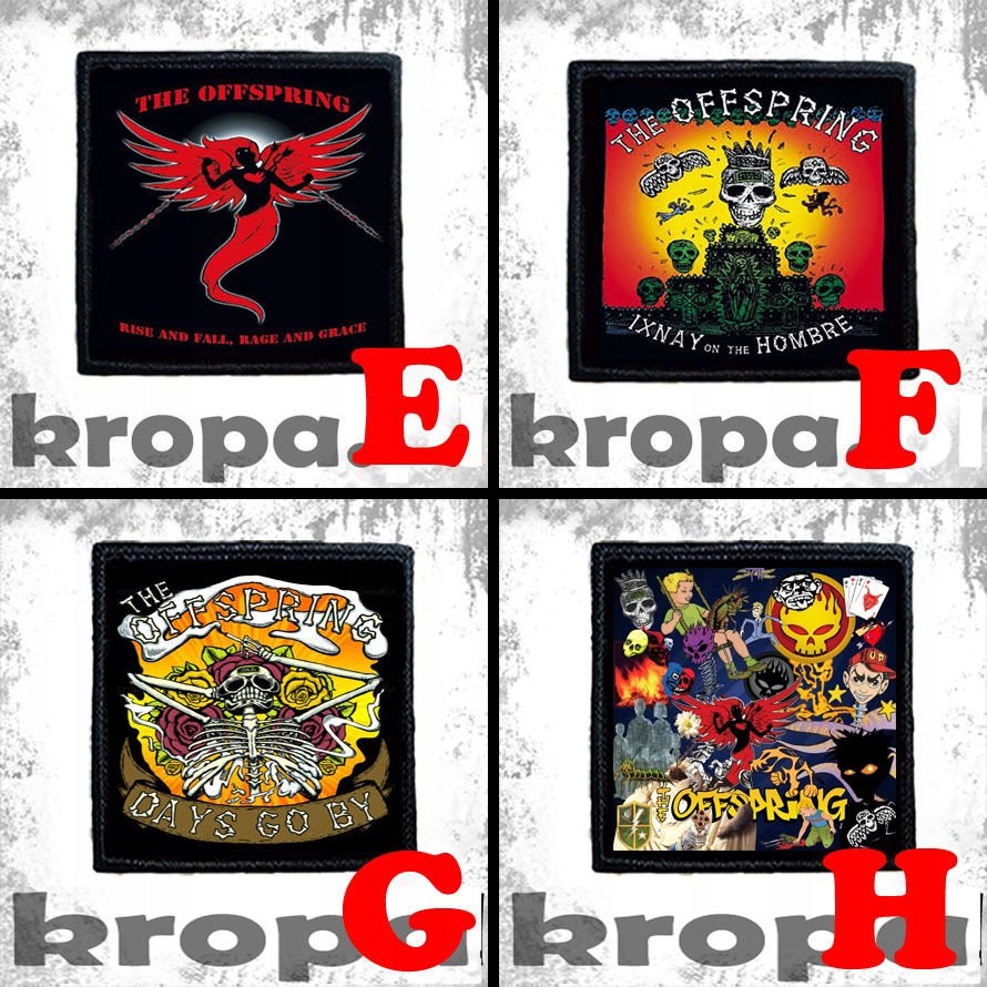 Naszywka THE OFFSPRING Dużo Wzorów! Tematyka, motyw Naszywka THE OFFSPRING Dużo Wzorów!