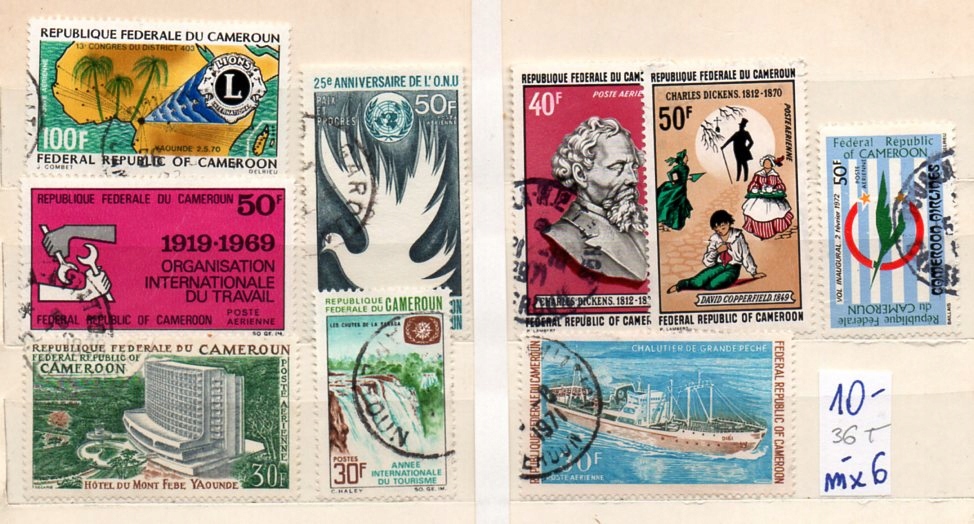 Kamerun 36 T , mix 6